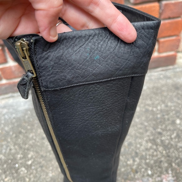 J shoes leather knee high wedge boots size 8.5 - Picture 7 of 12